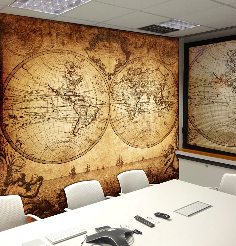Antique Mappe Monde ( COR 105 ) - Image 2