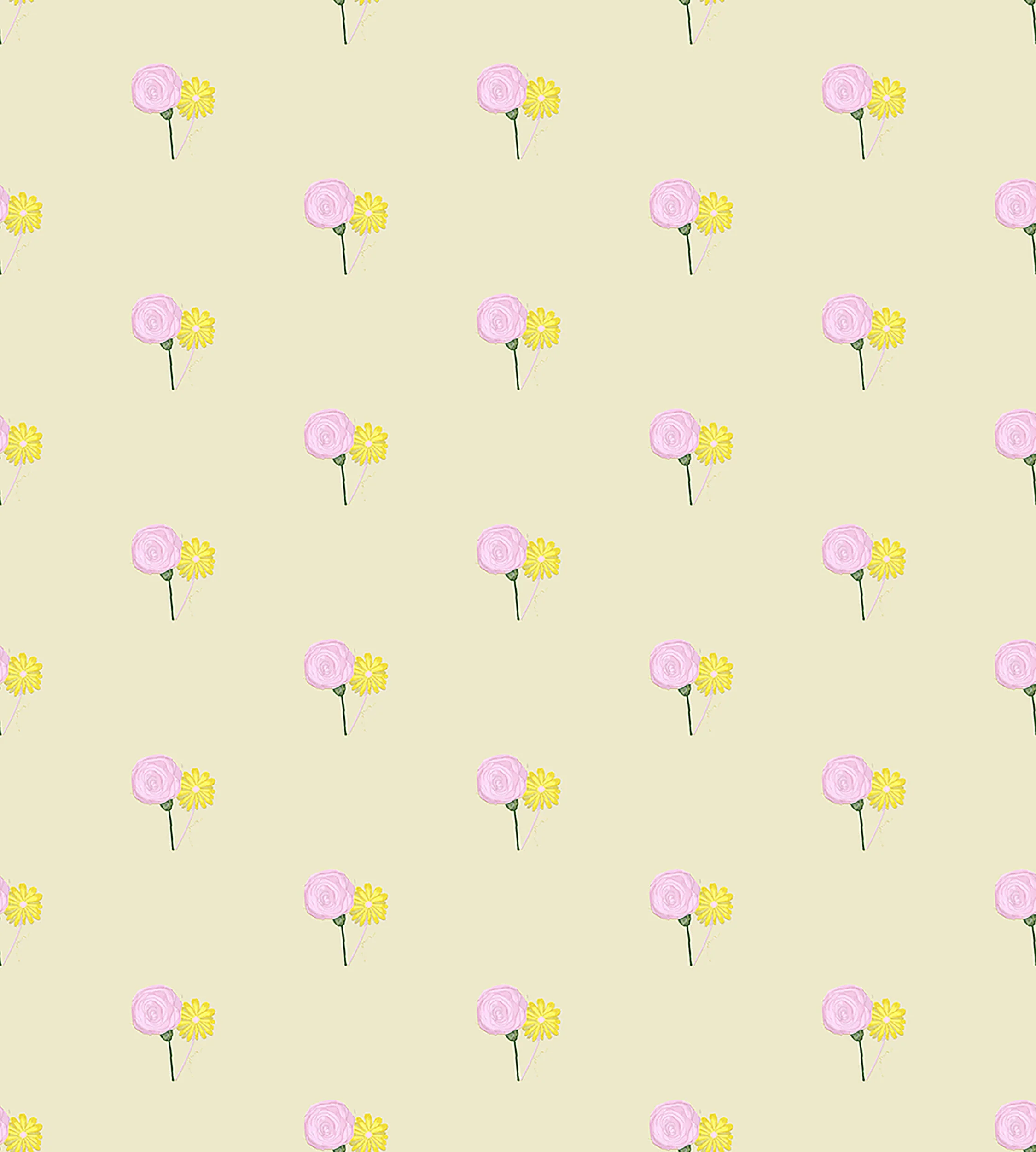 Bee Garden(Pale Yellow-Beige) (PS 214)