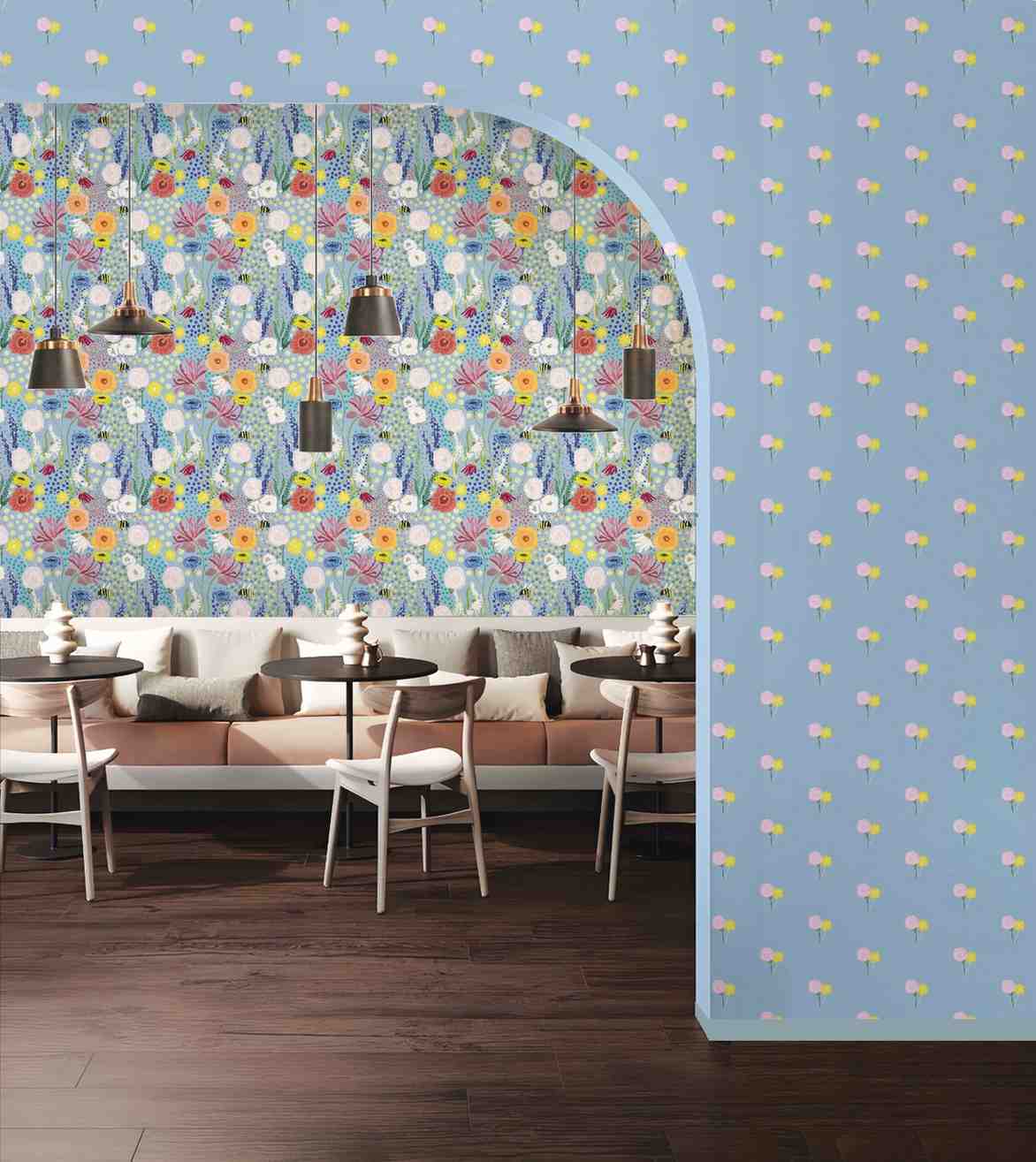 Bee Garden(Powder Blue) (PS 218) - Image 2