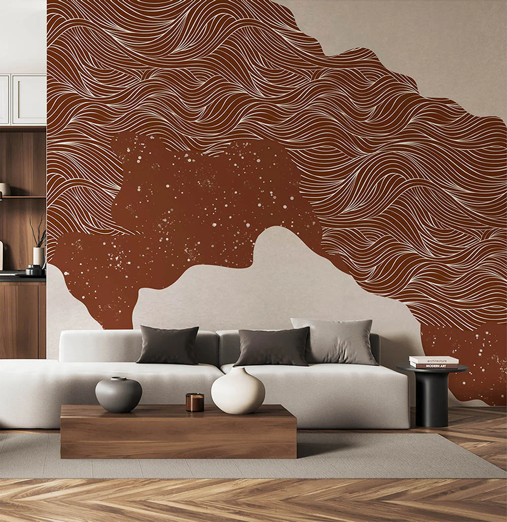 Celestial Currents(Terracotta) ( ZHA 106 ) - Image 2