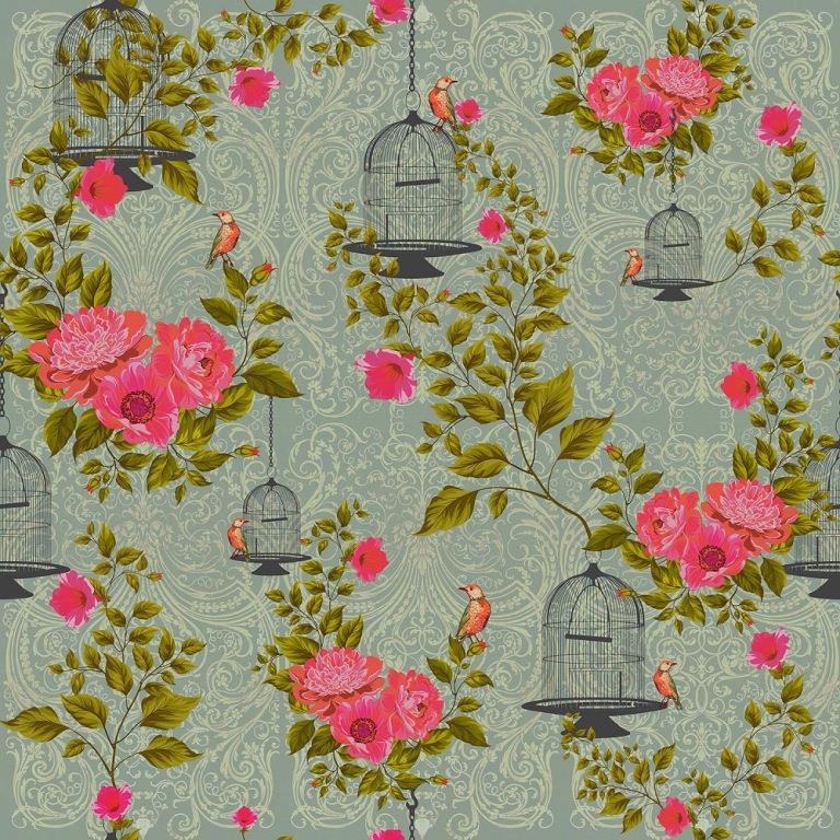 Chinoiserie Cages (Pink) (KM 1053)