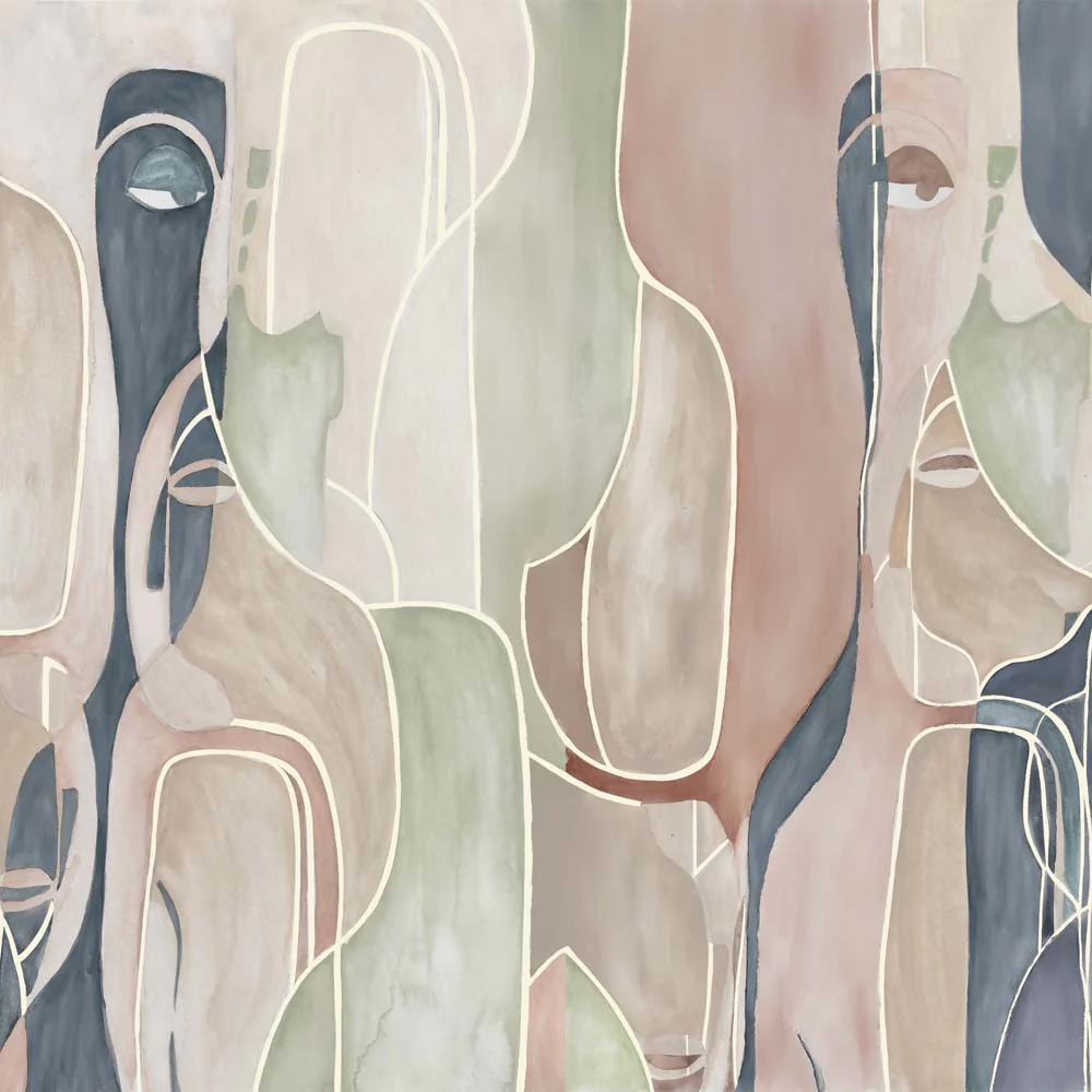 Contours of thought(Multicolor) ( ZHA 155 )