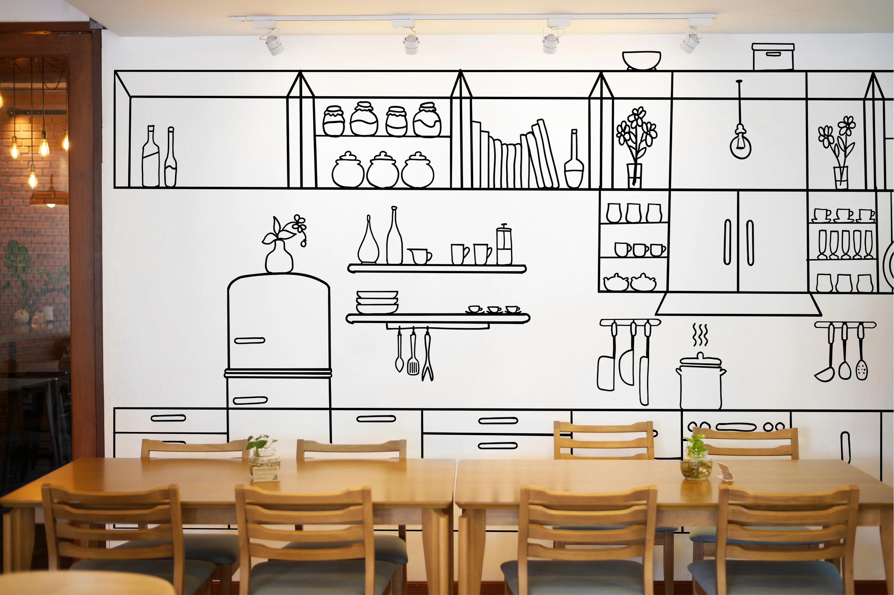 Culinary Lines(Black and White) ( ZHA 178 ) - Image 2