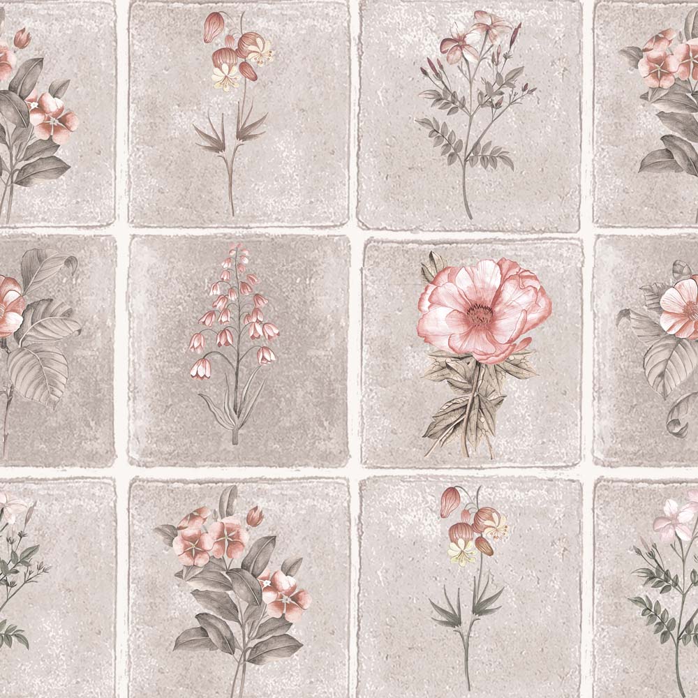FLORAGRID(Muted Greige) (BOR 121)