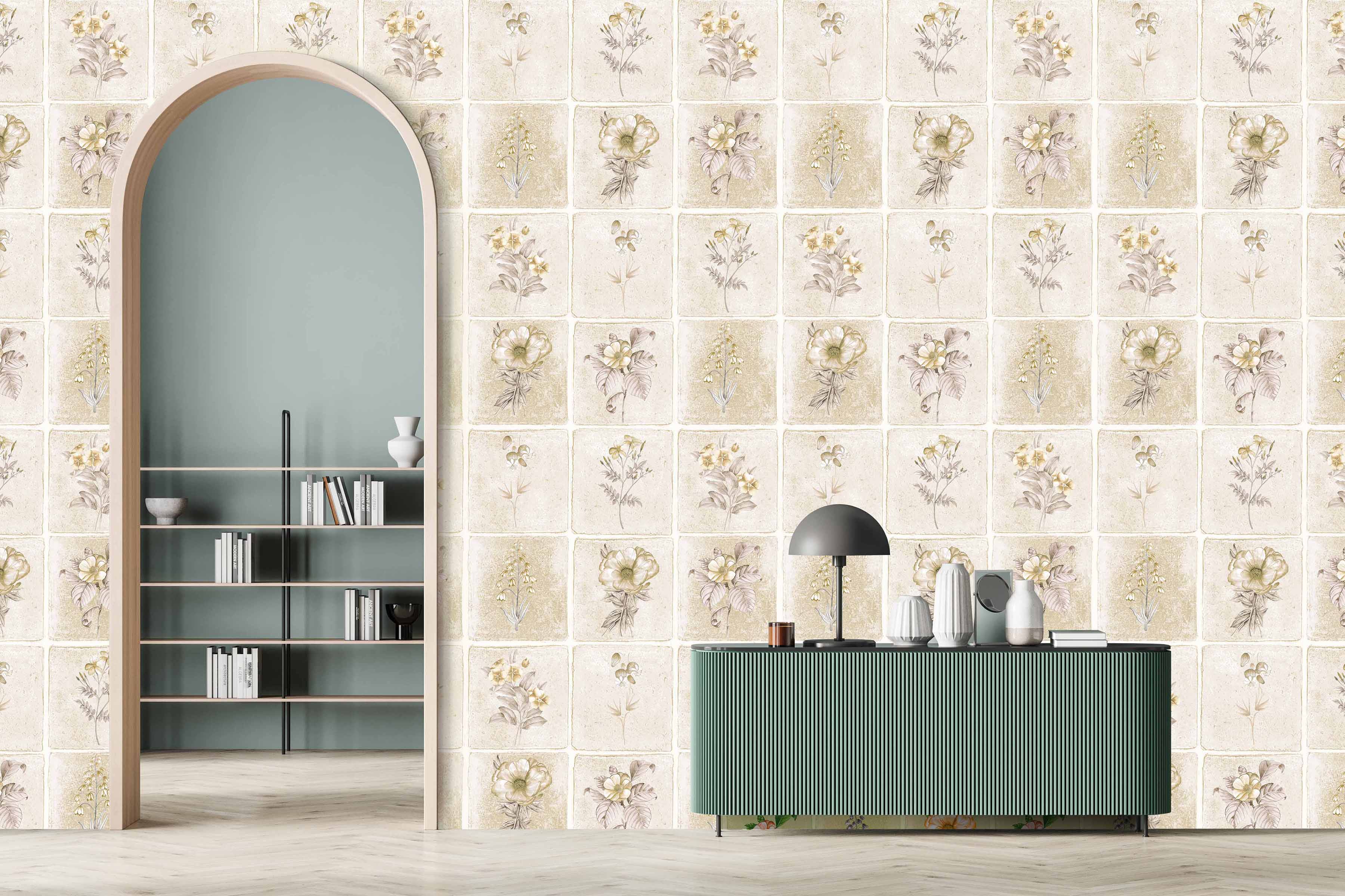FLORAGRID(Vintage tan) (BOR 147) - Image 2