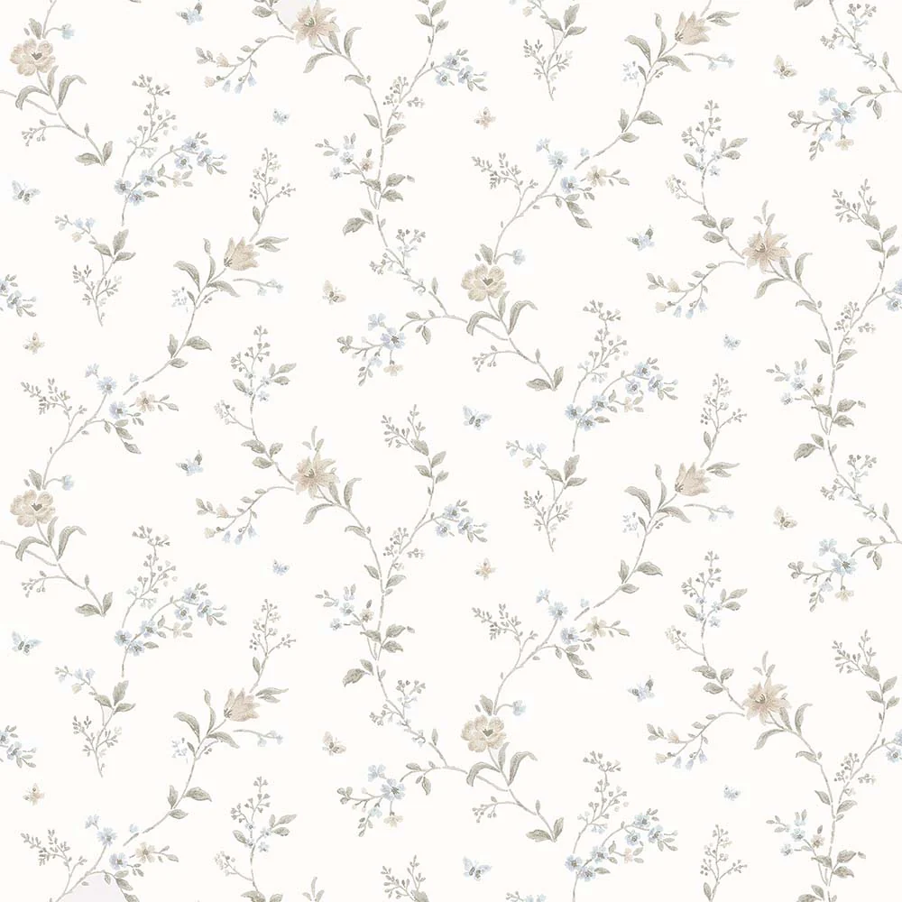 FLORAL CASCADE (Off White) (CHE 124)