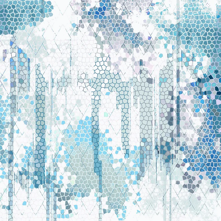 Glacial Mosaic Abstract ( ORI 105 )