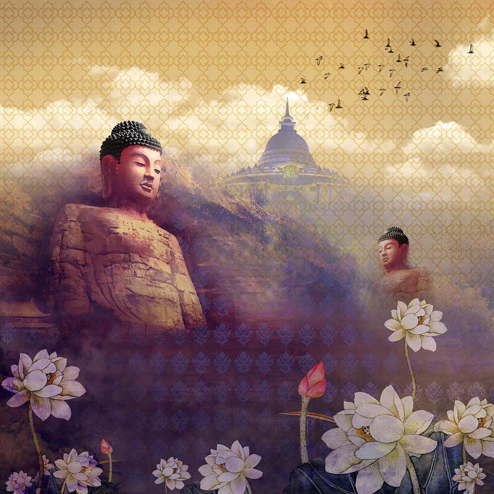 Golden Zen Buddha (KM 1031)