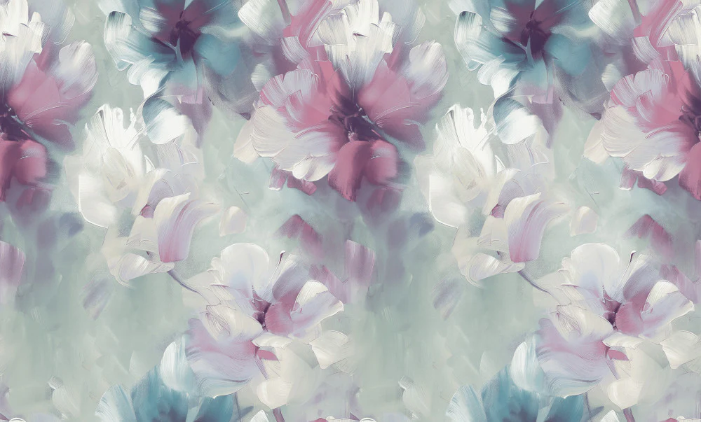 Impressionist Teal & Berry Floral (VE 3004)