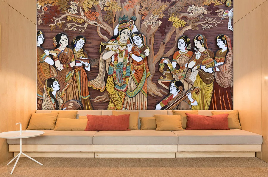Krishna Wood Inlay ( SPR 106 ) - Image 2