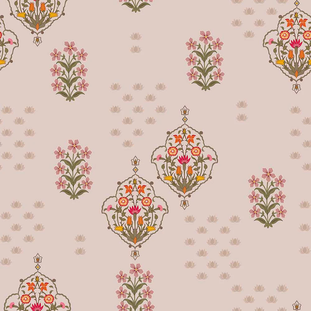 Mauve Mughal Buti (KM 4014)