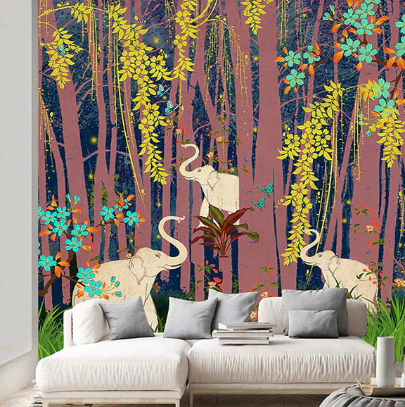 Mystical Pink Forest (KM 1025) - Image 2