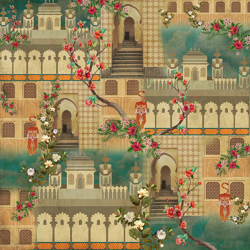 Ochre Tiger Mural (KM 1048)