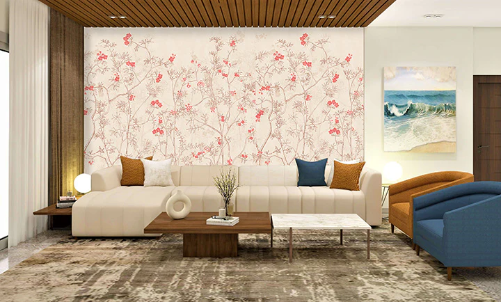 Rustic Red Blossom Forest (PRD 126) - Image 2