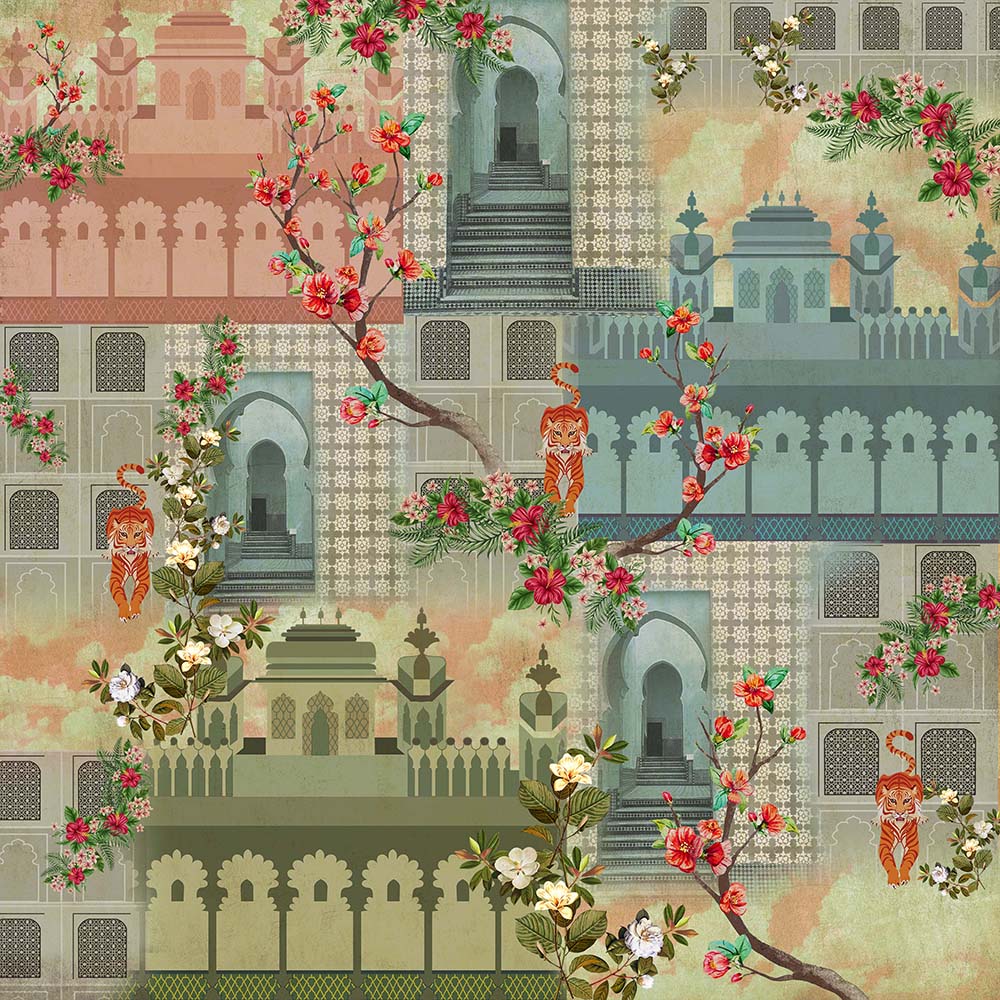 Sage Tiger Mural (KM 1047)