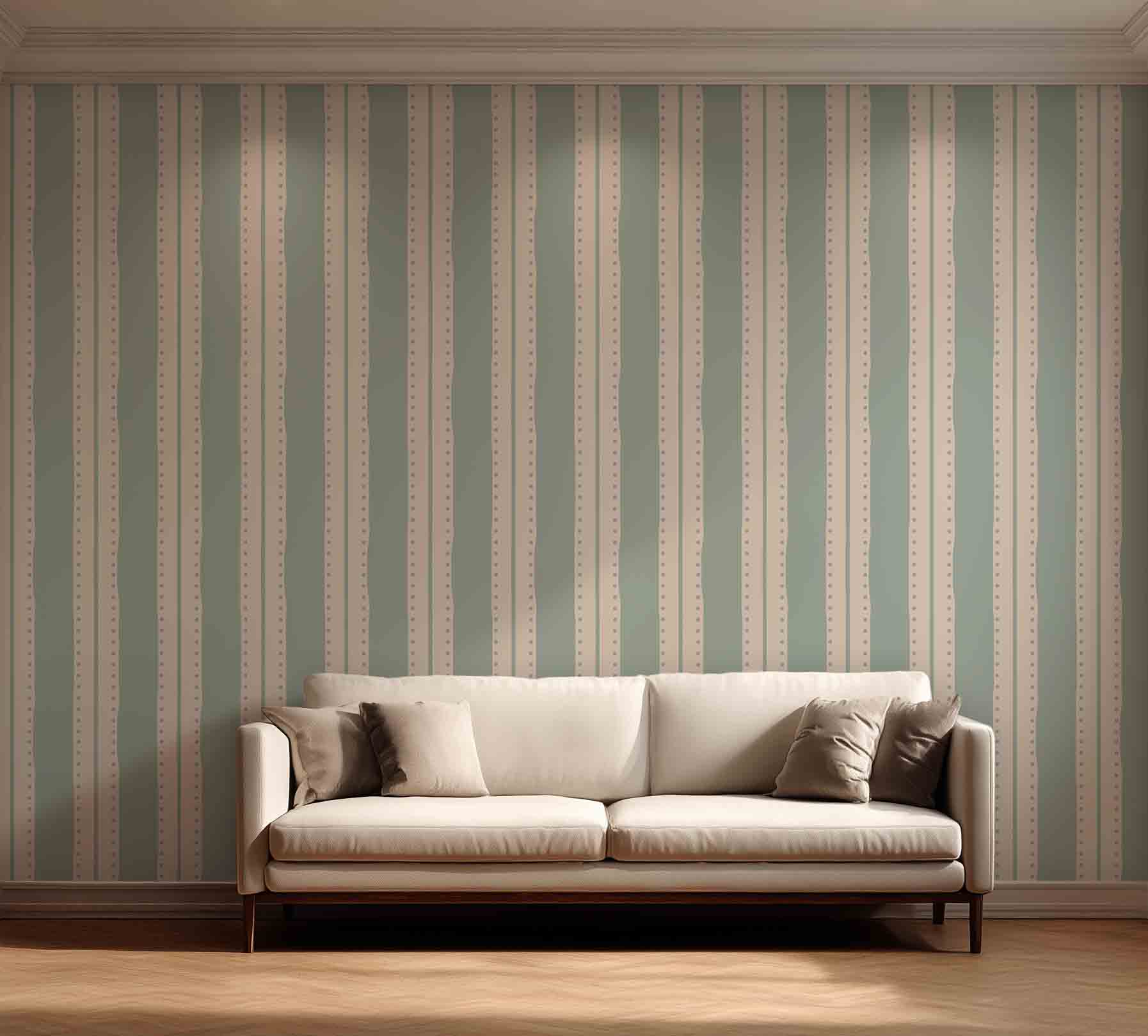 Sage Weaves on Wallpaper (NRV 518) - Image 2