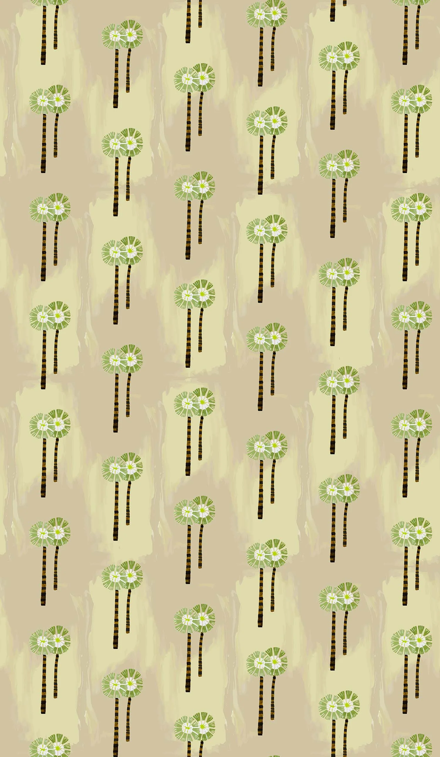 The Palm(dark brown/black,green) (PS 242)
