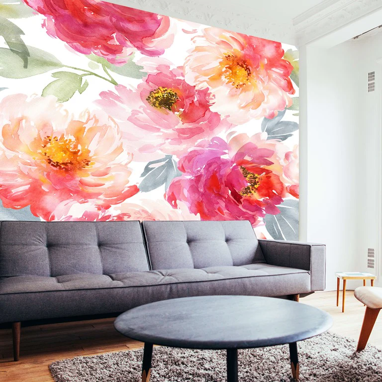 Watercolor Peonies ( ABS 133 ) - Image 2